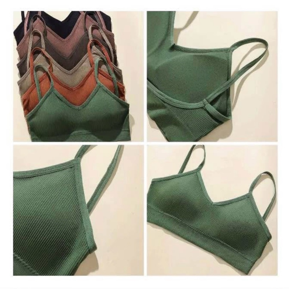 NEW in Package Bundle 6 Seamless Bralettes & 4Ribbed Tank Tops S